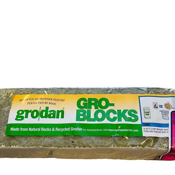 10/$25🦋 Grodan Gro Blocks 3 in x 3 in x 4 in w/ Hole - 7 Count - Picture 6 of 10